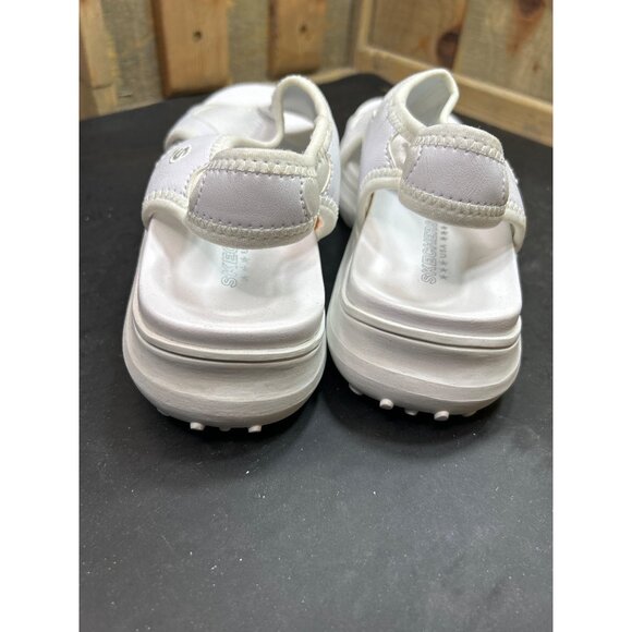 NWOB Skechers Womens Size 9 White Open-Toe Slingback Sport Sandals - Picture 5 of 10